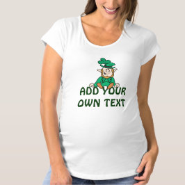 T-shirts Pequeno Leprechaun - Adicione Seu Próprio Texto
