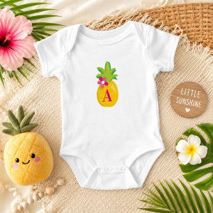 T-shirts Pequeno Monograma de Abacaxi Sunshine