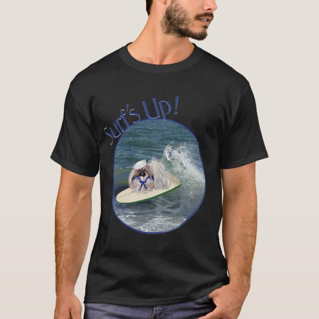 T-shirts Pequinês de Farda de Marinheiro (Frente)