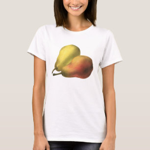 T-shirts Peras Vintage, Comidas Orgânicas, Frutas De Estrib
