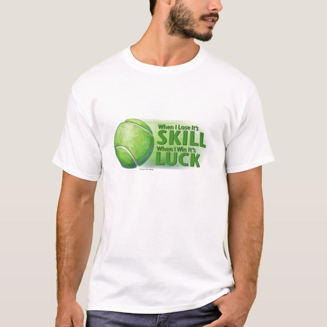 T-shirts Perder Skill Ganhou a Bola da Sorte (Frente)