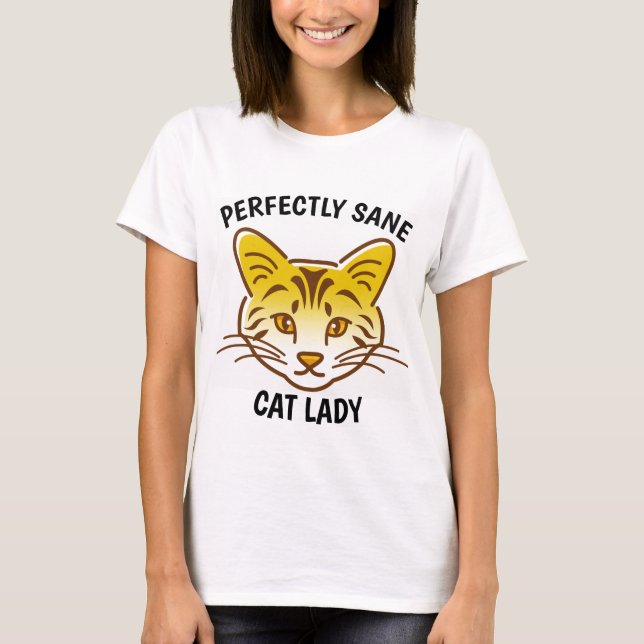 T-SHIRTS PERFEITAMENTE SANTOS DE GATO (Frente)