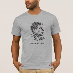 T-shirts Perfil de John F. Kennedy em 1963