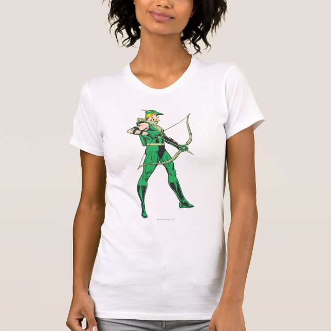 T-shirts Perfil de Seta Verde (Frente)