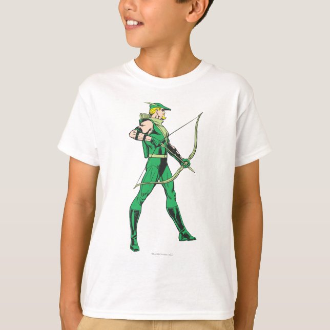 T-shirts Perfil de Seta Verde (Frente)