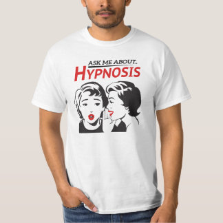 T-shirts Pergunte-me aproximadamente. Hipnose
