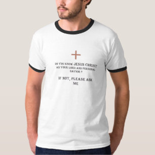 T-shirts pergunte-me sobre Jesus