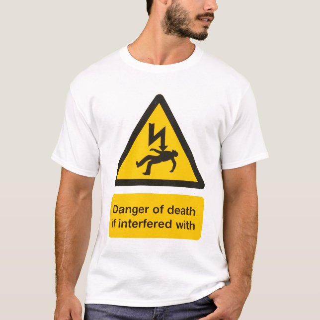 T-shirts Perigo da morte (Frente)