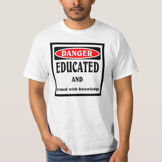 T-shirts PERIGO, Educado (Frente)