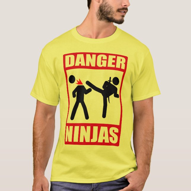 T-shirts Perigo Ninjas (Frente)