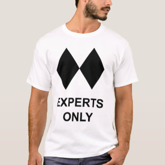 T-shirts Peritos somente esquiador ou Snowboarder