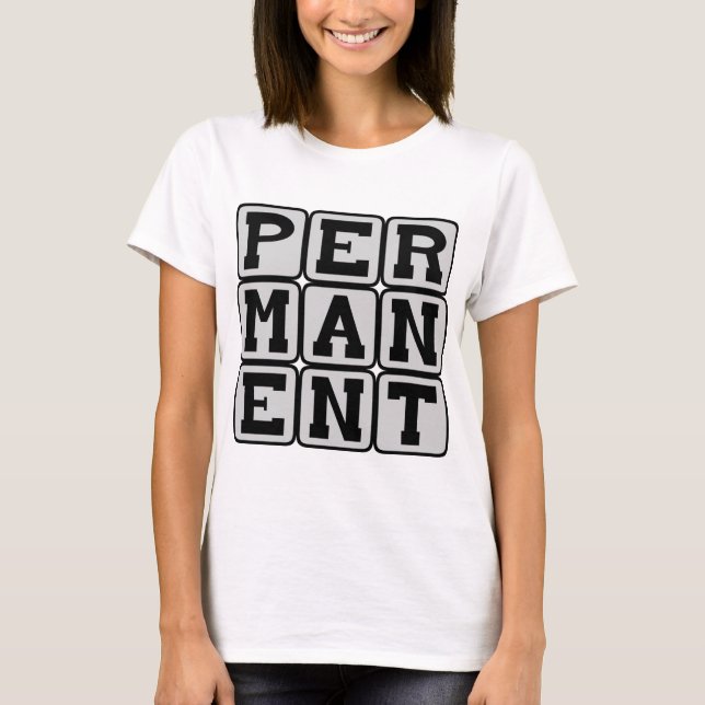 T-shirts Permanente, Para o Longo Prazo (Frente)