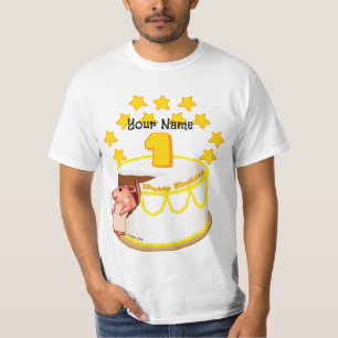t-shirts personalizadas do rato de primeiro aniver