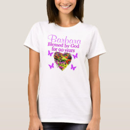 T-SHIRTS PERSONALIZADO ABISADO POR DEUS POR 90 ANOS DE DESI