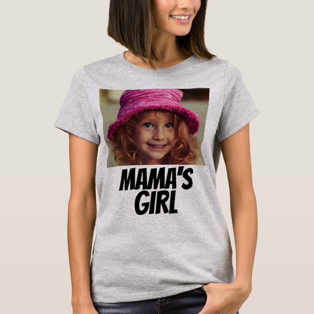 T-SHIRTS PERSONALIZADOS DA MÃE - ADICIONAR FOTO DA (Frente)