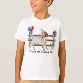 T-shirts Personalizar Boat Kid Birthday Shrt Adorável