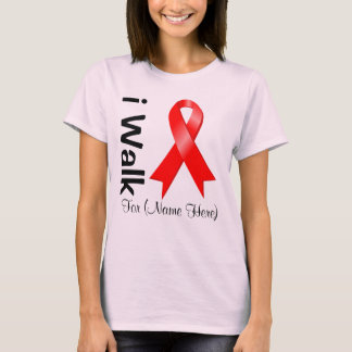 T-shirts Personalizar Eu Caminho Pela Consciência Da AIDS