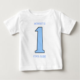 T-shirts Personalizar o Primeiro Aniversário Filho Engraçad