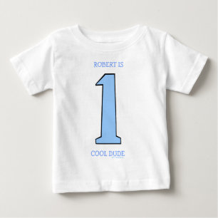 T-shirts Personalizar o Primeiro Aniversário Filho Engraçad