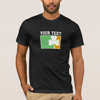T-shirts Personalizável para Shamrock irlandês