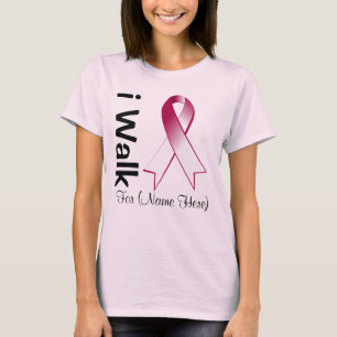 T-shirts Personalize-me andam para o cancer principal e de