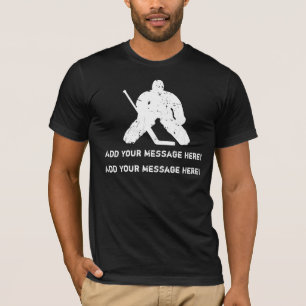 T-shirts Personalize-o, Goalie do hóquei