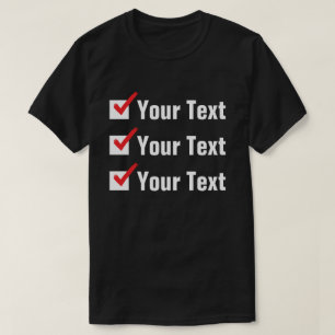 T-shirts Personalize Seu Próprio Status - Anúncio Pessoal
