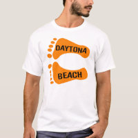 Pés desencapados de Daytona Beach
