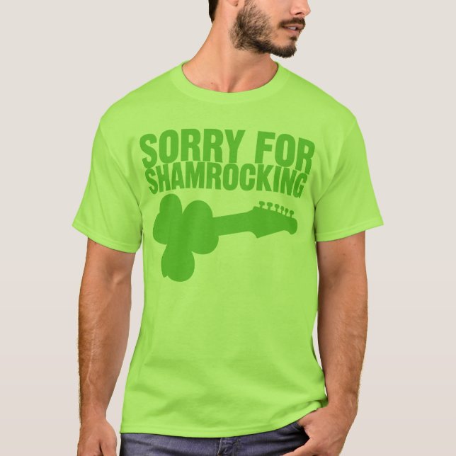 T-shirts Pesaroso para Shamrocking (Frente)