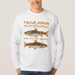 T-shirts Pesca com mosca de Tenkara