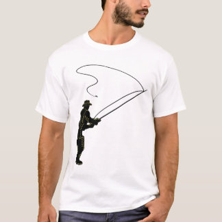 T-shirts Pesca com mosca nos Waders