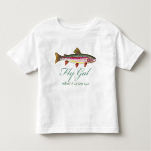 T-shirts Pesca com moscas