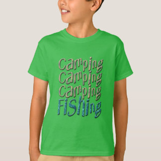 T-shirts Pesca de campismo