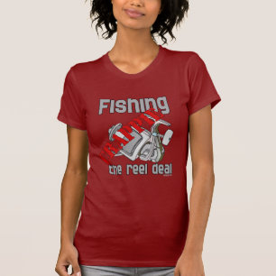 T-shirts Pesca De Capuz O Reel Nega Pesca Grave