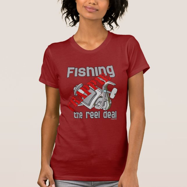 T-shirts Pesca De Capuz O Reel Nega Pesca Grave (Frente)