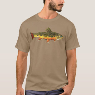 T-shirts Pesca de trutas de carne