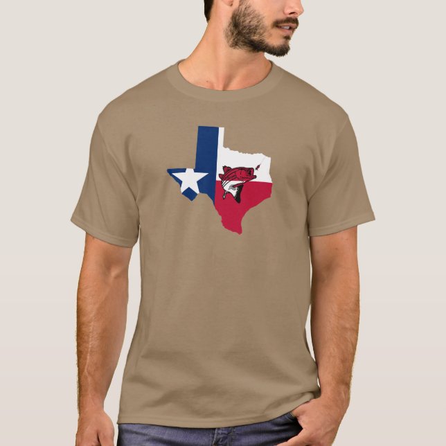 T-shirts Pesca do Texas (Frente)