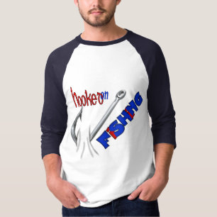 T-shirts Pesca Engraçada Enganada Na Pesca