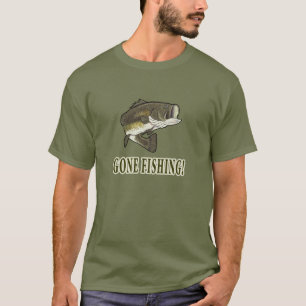 T-shirts Pesca ida: Baixo Largemouth