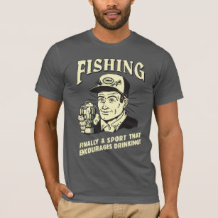 T-shirts Pesca: O esporte incentiva o bebendo
