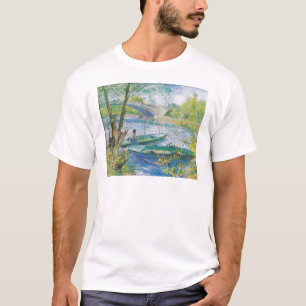 T-shirts Pescadores e barcos de Van Gogh no Pont de Clichy