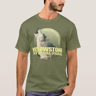 T-shirts PESO de Yellowstone NP (lobo cinzento)