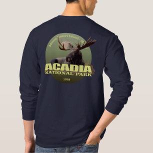 T-shirts PESO do parque nacional do Acadia (alce)