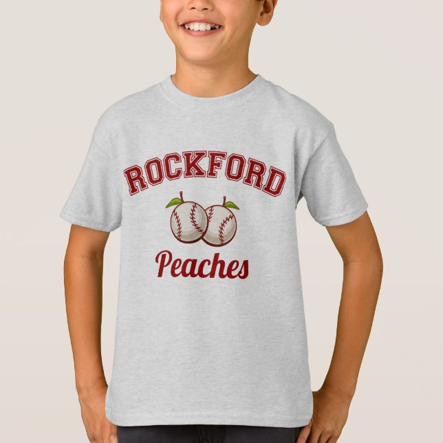 T-shirts Pêssegos de Rockford (Frente)