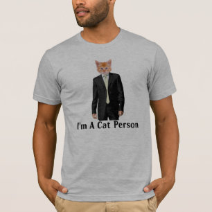 T-shirts pessoa do gato, eu sou uma pessoa do gato