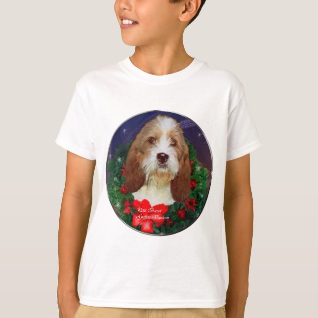 T-shirts Petit Basset Griffon Vendeen presentes de Natal (Frente)