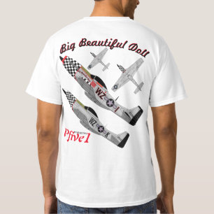 T-shirts Pfive1 P-51 "boneca bonita grande 78th "