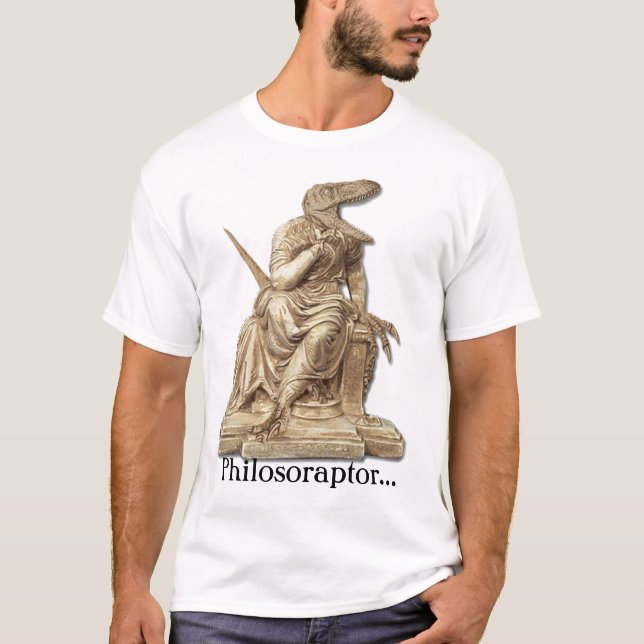 T-shirts Philosoraptor… (Frente)