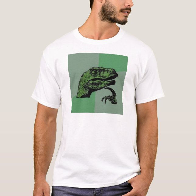 T-shirts Philosoraptor (Frente)