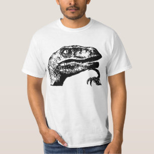 T-shirts Philosoraptor nenhum texto